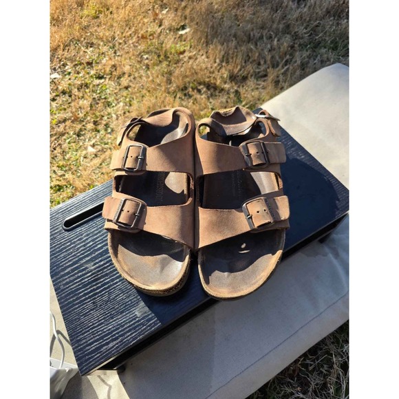 Birkenstock Milano Habana Brown Leather EU 44 M11 W13 main image 8
